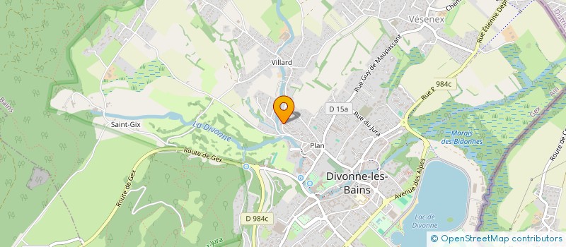 localisation de l'entreprise MADAME ANA SALAZAR BURGOS à DIVONNE-LES-BAINS
