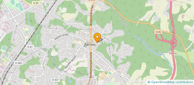 localisation de l'entreprise MADAME ANA SALOME SILVA MARQUES  TARNOS