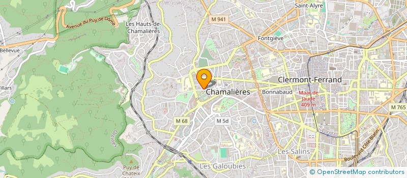 localisation de l'entreprise MADAME ANA SALVADOR à CHAMALIERES