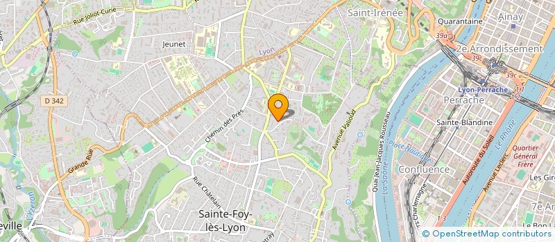 localisation de l'entreprise MADAME ANA SANABRIA  SAINTE-FOY-LES-LYON