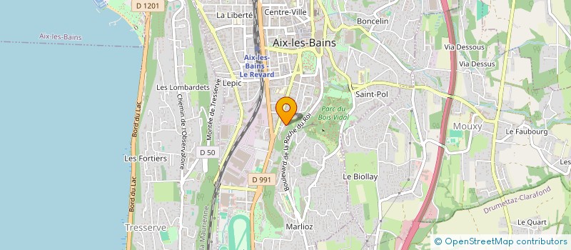 localisation de l'entreprise MADAME ANA SANVITALE  AIX-LES-BAINS