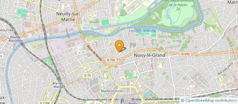 localisation de l'entreprise MADAME ANA SATIL DOS SANTOS  NOISY-LE-GRAND