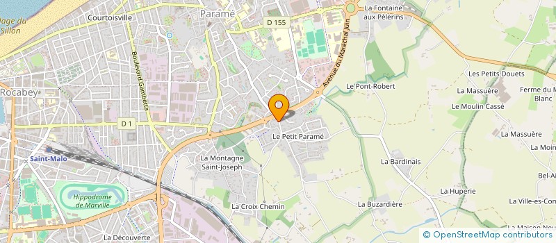 localisation de l'entreprise MADAME ANA SIFFROY  SAINT-MALO