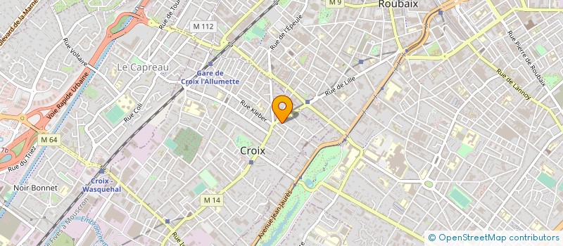 localisation de l'entreprise MADAME ANA SILVA à CROIX