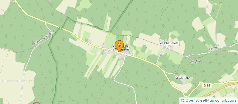 localisation de l'entreprise MADAME ANA SOARES  VEZELAY