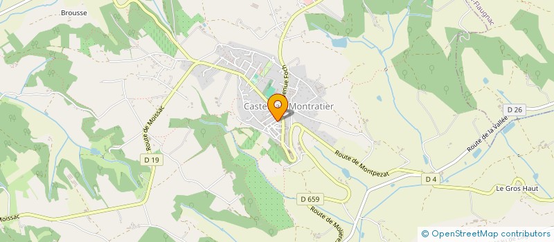 localisation de l'entreprise MADAME ANA SOUSA  CASTELNAU MONTRATIER-SAINTE ALAUZIE