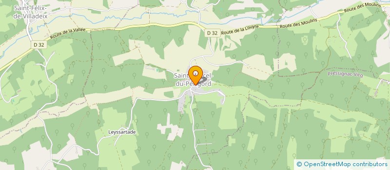 localisation de l'entreprise MADAME ANA SOUSA DA SILVA  SAINT-MARCEL-DU-PERIGORD