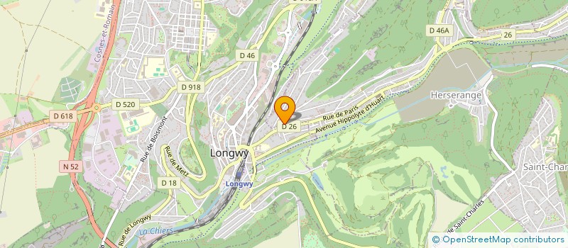 localisation de l'entreprise MADAME ANA SOUZA NUNES  HERSERANGE