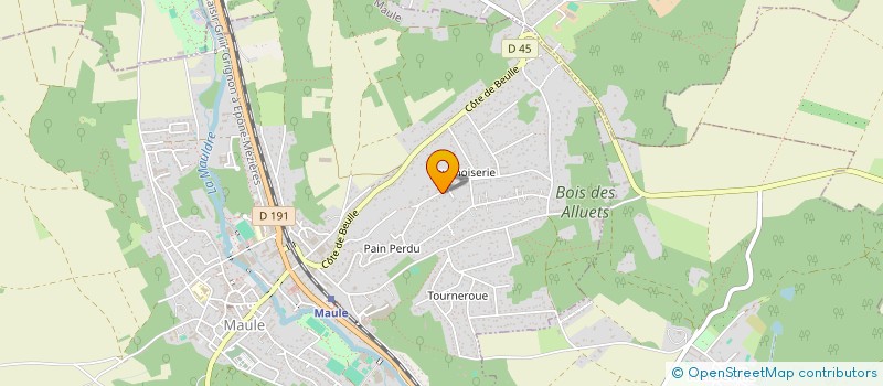 localisation de l'entreprise MADAME ANA STETI  MAULE