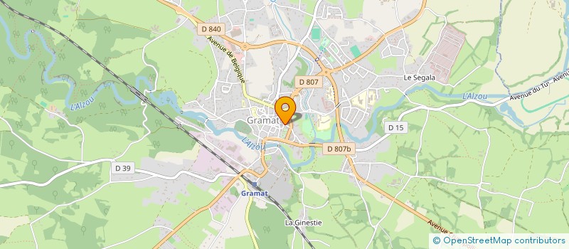 localisation de l'entreprise MADAME ANA STOICA  GRAMAT