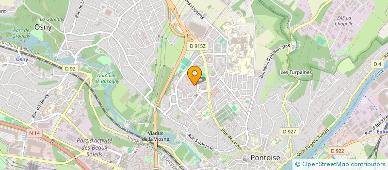 localisation de l'entreprise MADAME ANA TAVARES PEREIRA  PONTOISE