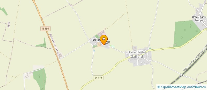 localisation de l'entreprise MADAME ANA TAVARES SANTOS  BOINVILLE-LE-GAILLARD