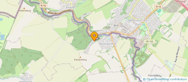 localisation de l'entreprise MADAME ANA TEIXEIRA DA SILVA  MONDORFF