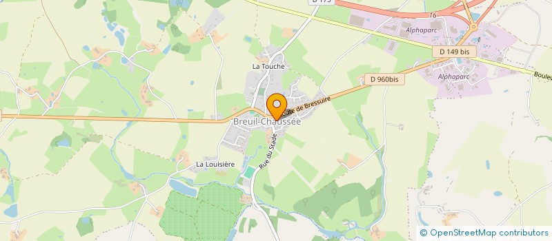 localisation de l'entreprise MADAME ANA URIBE  BRESSUIRE