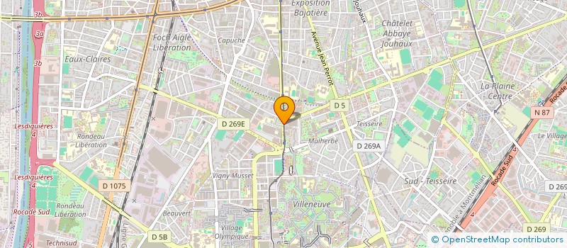 localisation de l'entreprise MADAME ANA VARGA  GRENOBLE