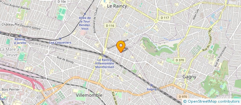 localisation de l'entreprise MADAME ANA VASILEV à LE RAINCY