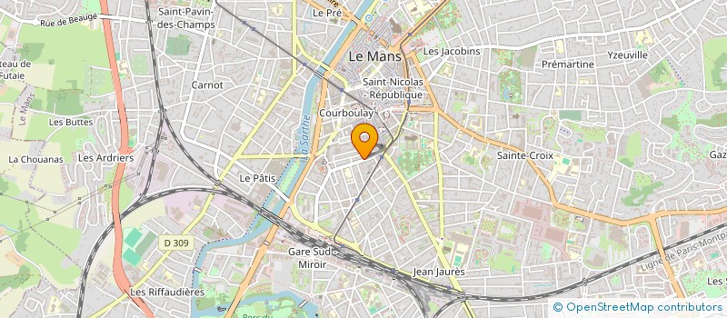 localisation de l'entreprise MADAME ANA VAZQUEZ MODRONO  LE MANS