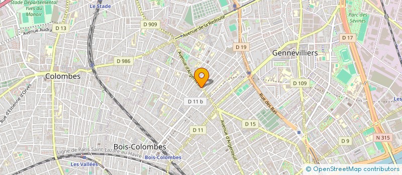localisation de l'entreprise MADAME ANA VICTORIA TREJO JATIVA à BOIS-COLOMBES