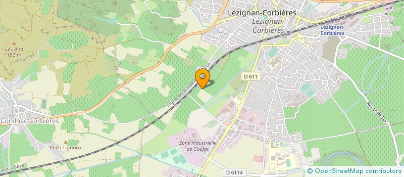 localisation de l'entreprise MADAME ANA VIEIRA DA SILVA  FERRALS-LES-CORBIERES