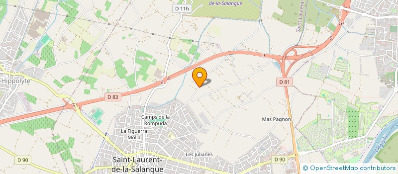 localisation de l'entreprise MADAME ANA VINUEZA MUENANGO  SAINT-LAURENT-DE-LA-SALANQUE