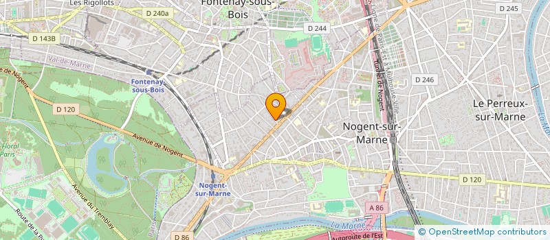 localisation de l'entreprise MADAME ANABEL DE ALMEIDA à SAINT-MAUR-DES-FOSSES