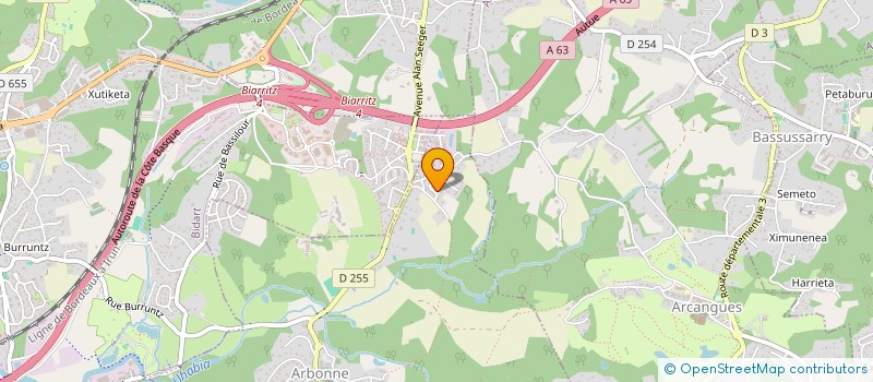 localisation de l'entreprise MADAME ANABEL GARCIA  ARBONNE