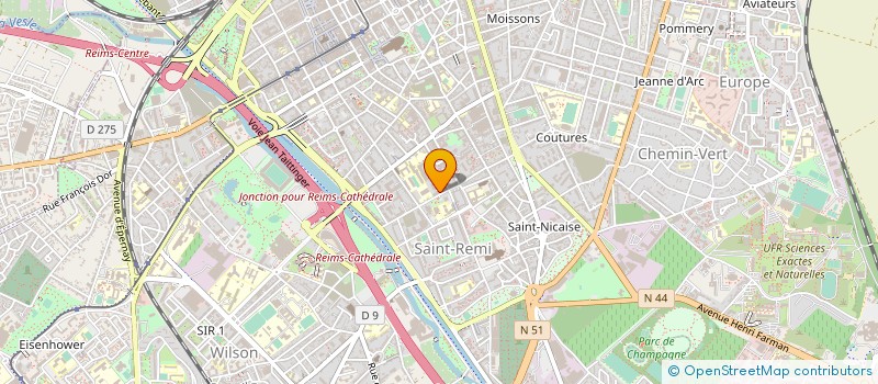 localisation de l'entreprise MADAME ANABEL KIEFFER  REIMS