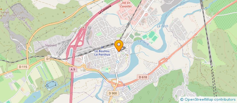 localisation de l'entreprise MADAME ANABEL MUCURA PEREZ  LE BOULOU