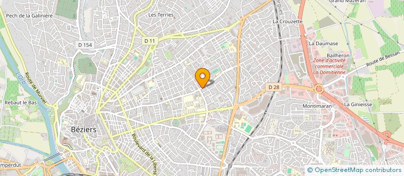 localisation de l'entreprise MADAME ANABEL SELVY à BEZIERS
