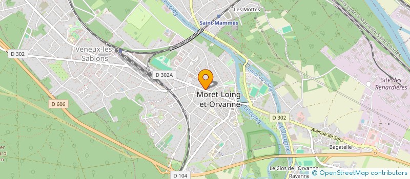 localisation de l'entreprise MADAME ANABELA AGUIAR COSTA  MORET-LOING-ET-ORVANNE