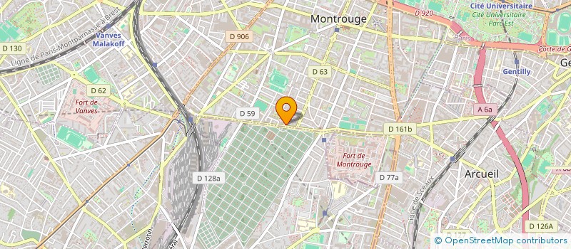 localisation de l'entreprise MADAME ANABELA ALVES BAPTISTA OLIVEIRA  MONTROUGE