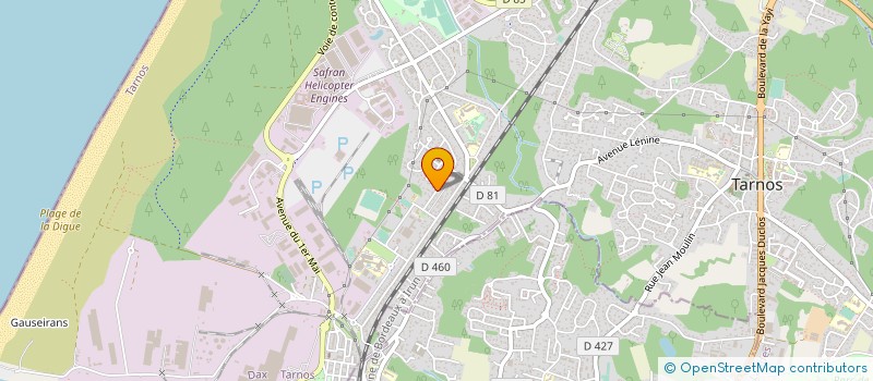 localisation de l'entreprise MADAME ANABELA DA COSTA NOVAIS  TARNOS