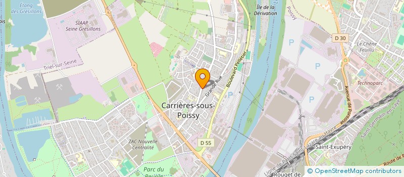 localisation de l'entreprise MADAME ANABELA DE ALMEIDA à CARRIERES-SOUS-POISSY