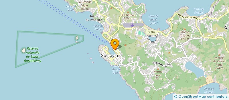 localisation de l'entreprise MADAME ANABELA DE JESUS SILVA  SAINT-BARTHELEMY