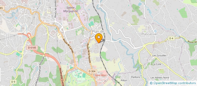 localisation de l'entreprise MADAME ANABELA GUERRA DIAS  GRASSE