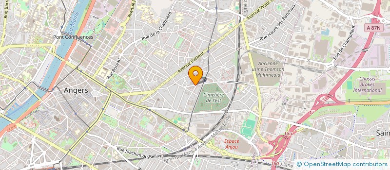 localisation de l'entreprise MADAME ANABELA MAKOVIC à ANGERS