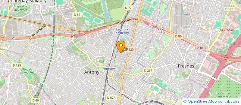 localisation de l'entreprise MADAME ANABELA MARQUES PATRICIO à ANTONY