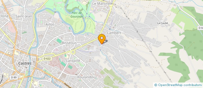 localisation de l'entreprise MADAME ANABELA PINTO  CASTRES