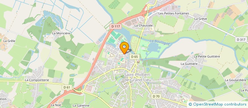 localisation de l'entreprise MADAME ANABELLE LE BARON  MONTBERT