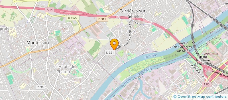 localisation de l'entreprise MADAME ANABELLE LEGRAND  CARRIERES-SUR-SEINE