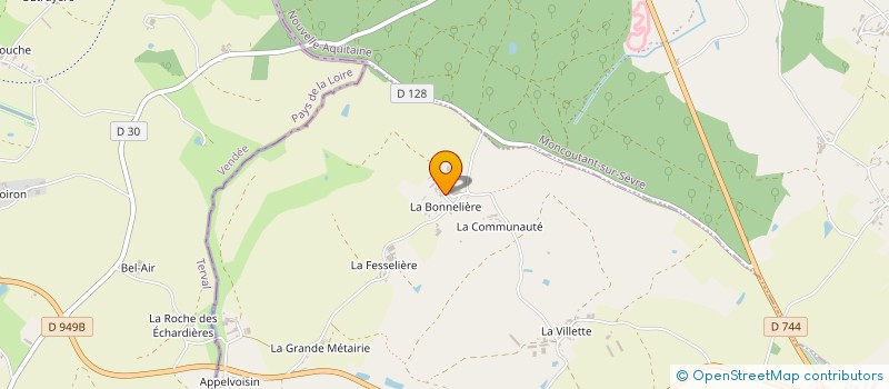 localisation de l'entreprise MADAME ANABELLE MARIE MONIQ GUINEFOLEAU  MONCOUTANT-SUR-SEVRE