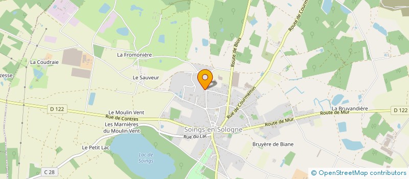 localisation de l'entreprise MADAME ANABELLE VAUVY  SOINGS-EN-SOLOGNE