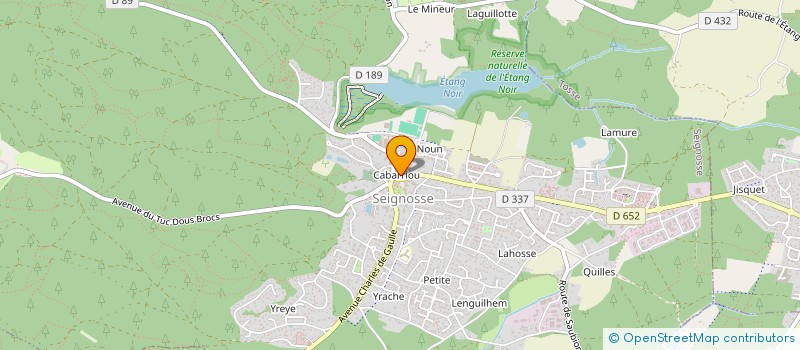 localisation de l'entreprise MADAME ANABLE FABAS  SEIGNOSSE