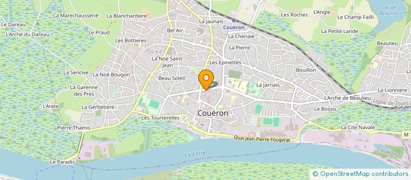 localisation de l'entreprise MADAME ANAEL BEILLEVAIRE à COUERON