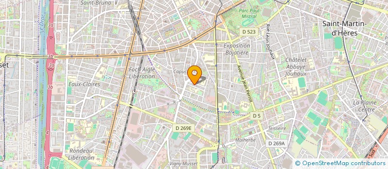 localisation de l'entreprise MADAME ANAEL BEKKAL à GRENOBLE