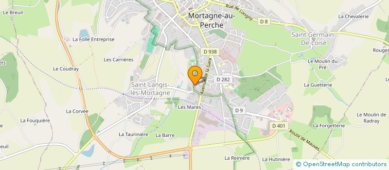 localisation de l'entreprise MADAME ANAEL DEBRIX à MORTAGNE-AU-PERCHE