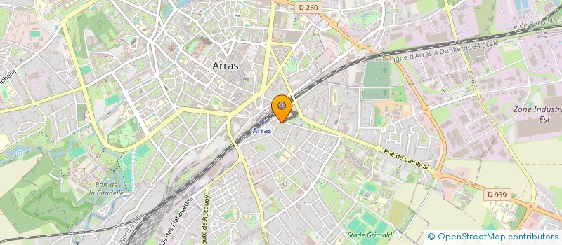 localisation de l'entreprise MADAME ANAEL LEVECQUE  ARRAS