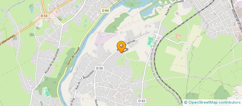 localisation de l'entreprise MADAME ANAEL REZZOUG  COMMELLE-VERNAY