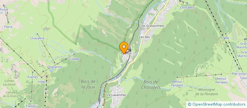 localisation de l'entreprise MADAME ANAELE BOIDIN  CHAMONIX-MONT-BLANC