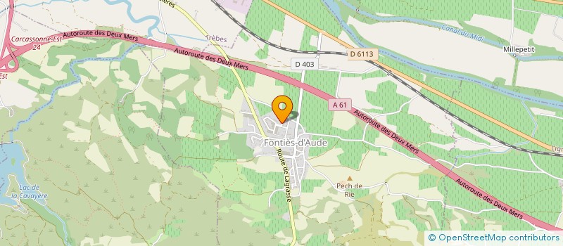 localisation de l'entreprise MADAME ANAELE NOALLY  FONTIES-D'AUDE